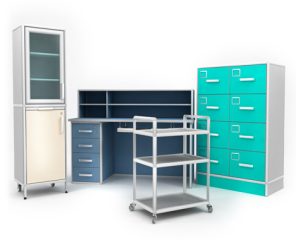 Меблі та обладнання для медицини